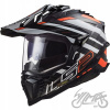 LS2 MX701 EXPLORER C EDGE ČIERNA FLUO ORANŽOVÁ-06 M