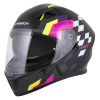 CASSIDA přilba Orbit Track, CASSIDA (černá/růžová/fialová/žlutá fluo/bílá, vel. 2XL)
