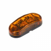 Obrysové LED svetlo 12V / 24V - oranžové 2x LED / oválne / ECE R91 (65x28x18mm)