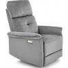 HALMAR Relaxační polohovací křeslo SEMIR šedé