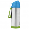 b.box Termoska na pitie šport 500 ml - modrá/zelená