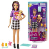 mamido Bábika Barbie Skipper opatrovateľka s bábätkom a doplnkami