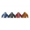 Teddies Gorila antistresová natahovací plněná pískem 400 g silikon 1 2cm 4 barvy 8 ks