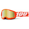 STRATA 2 JUNIOR 100% - USA , detské okuliare Orange - zrkadlové zlaté plexi