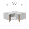 Casarredo CRAFT rohová nadstavba 90, MC909036, dub Sonoma/grafit