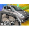 Plexi, ofuky Hyundai ix20 5D 2010 =>, přední