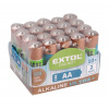 EXTOL ENERGY 42013 baterie alkalické, 20ks, 1,5V AA (LR6)