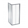 Geberit GEO Sprchový kút 80x80 cm, strieborná/číre sklo 560.112.00.2