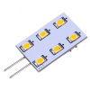 CBEST Karbest LED žiarovka s päticou G4, 1,2 W, 90 lúmenov, 6x teplá biela SMD