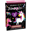 Jednorožce - Vyškrabávaj a vyfarbuj