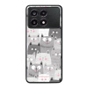 Lesklý kryt Mobiwear Glossy - Xiaomi Poco X6 Pro 5G - G045G - Kočičky (Prémiové lesklé pouzdro, obal, kryt Mobiwear Glossy na mobil Xiaomi Poco X6 Pro 5G - G045G - Kočičky, materiál Plast + TPU siliko