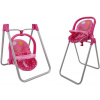 Five O Nine Crew Sada 3v1, jedálenská stolička, hojdačka, autosedačka - Puntík