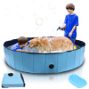 SWANEW Dog Pool Pet Pool Náhradná náplasť Darčekové lepidlo PVC + MDF Kúpeľ skladací 160 * 30 cm