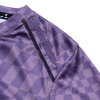 TLD DÁMSKÝ DRES S DLOUHÝM RUKÁVEM LILIUM TWISTED CHECKERS DEEP PURPLE (35851601) L