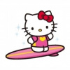 CUKROVÁ TLAČ jedlý obrázok na tortu Cukrová hmota Hello Kitty #20 + MENO TEXT