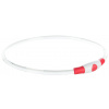 Flash light ring USB, blikací obojok, S-M: 40 cm/ ø 8 mm