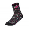 Karpos Green Fire Dámske Ponožky čierne/tyrkysové/biele/pink Veľkosť: S/M=34-38