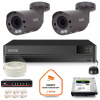Zestaw monitoringu IP Kenik 2 kamery tubowe 5MPx IR 60m dysk 1TB