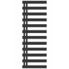 HOPA Kúpeľňový radiátor EDINBURGH čierna farba Farba - Čierna , Odporúčaná vykurovacia tyč (W) - 400 W, Rozmer A - 50 cm, Rozmer C - 105 cm, Skutočný rozmer radiátora (v mm) - 500 x 1020 mm, Typ pripo