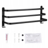 NÁSTENNÚ VEŠIAKOVÚ TYČ NA UTERÁKY 40cm ČIERNA