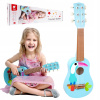 Gitara Classic World (VEĽKÁ KLASICKÁ DREVENÁ GITARA, 6-STRUNOVÁ, 53 CM, FAREBNÁ S MOTÍVOM ZVIERAT.)