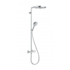 Hansgrohe Raindance Select S Sprchový set s termostatom, 30 cm, 2 prúdy, biela/chróm 27133400-HG