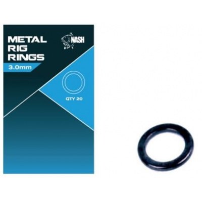 Nash Kroužky Metal Rig Rings 2mm 20ks