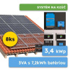 Ecoprodukt Hybrid Victron 3,4kWp 7,2kWh 1-fáz systém na kľúč
