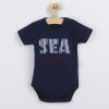 Dojčenské letné body Koala Sea Party červené - 62 (3-6m)