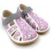 Barefoot papuče Jonap Home New Fialová mačička Veľkosť: 32, Vnútorná dĺžka topánky: 21,0 cm, Vnútorná šírka topánky: 7,8 cm