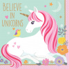 Amscan servítky Unicorn 16ks 25x25cm