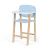 Tidlo Drevená stolička na kŕmenie bábik modrá Tidlo