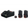 BOSCH Sada batérií GBA 12V / 2 x 3,0 Ah batéria + rýchlonabíjačka GAL 12V-40