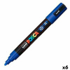 Fixky POSCA PC-5M Modrá (6 ks)