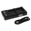 Duálna USB nabíjačka pre batérie Canon BP-718 atď., s displejom