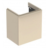 GEBERIT SMYLE SQUARE 53,6 x 43,3 x 61,7cm skrinka pod umývadlo, ľavé pánty, piesková lesklá, 500.366.JL.1