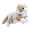Plyšák-maňásek na ruku - Kočka béžovo-bílá (Full-Bodied Animal Puppets 30 cm)