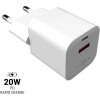 Sieťová nabíjačka FIXED Mini s USB-C a USB výstupom, podpora PD a QC 3.0, 20W, biela FIXC20M-CU-WH