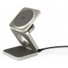 iStores by Epico UltraBase Qi2 3in1 Fold Alu Mag+ Wireless Charging Stand EF55 - titanová