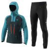Komplet DYNAFIT TLT GTX Jacket M Storm Blue + Transalper Dst Pants M Black Out