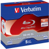 Média VERBATIM BD-RE DL 50GB, 2x, jewel case 5 ks (43760)