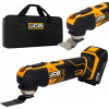 JCB 18V oscilační multifunkční nástroj (2Ah baterie, nabíječka, brašna)