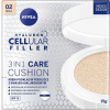 Nivea Hyaluron Cellular Filler 3v1 pečující tónovací krém make-up v houbičce 02 Střední 15 g