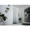 Hopa Forte DECO N2S zalamovacie sprchové dvere 90x200 cm,sklo Reflex,rám Hliník ossidato,P BDE103PDX348700