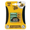 JCB RTU NiMH AAA/R03, 900mAh, přednabitá, blistr 4 ks