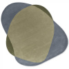 Designový vlněný koberec B&C Element Chad grey - green 087704 Brink & Campman 204 x 240