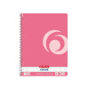 herlitz Collegeblock x.book A4, 80 listov - štvorcekový - Color-Blocking Indonesia Pink