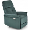 HALMAR Polohovací křeslo SEMIR tmavě zelené
