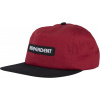 pánska šiltovka INDEPENDENT BC GROUNDWORK SNAPBACK Maroon/Black