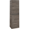 VILLEROY & BOCH Collaro závesná vysoká skrinka, 1 dvierka, 1 výklopný kôš, pánty vľavo, 454 x 349 x 1538 mm, Stone Oak, C03400RK